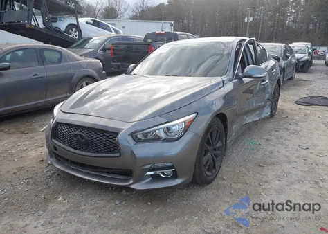 2014 Infiniti Q50 Premium из США, поврежденный, VIN JN1BV7AP1EM681691